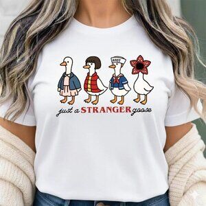 Just A Stranger Goose T-Shirt,F unny Goose Parody Shirt, Graphic Tee, Sci-Fi Fan